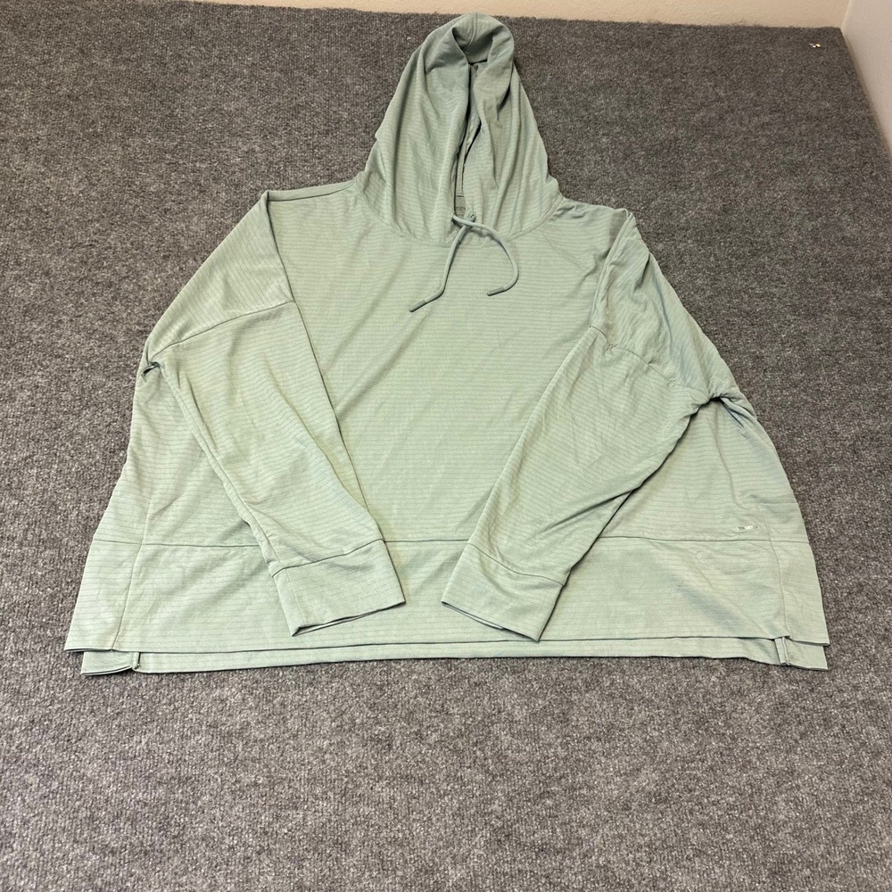 Mondetta Hoodie Womens XXL Sage Green Performance Luxury Relaxed Fit Activewear